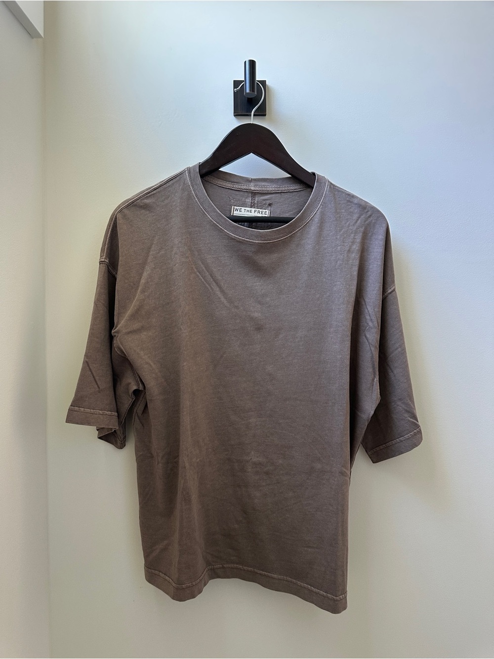 We The Free Perfect Oversized Tee-Dusted Cocoa